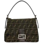 Pre-owned Canvas fendi-bags Fendi Vintage , Brown , Dames