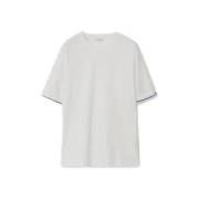 Casual Katoenen T-shirt Burberry , White , Dames