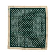 Logo Print Sjaals en Foulard Guess , Green , Dames