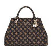 Bruine Synthetische Dames Shopper Guess , Brown , Dames