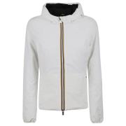 Witte Warme Dubbele Jas K-Way , White , Dames