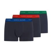 3-Pack Stretch Katoenen Boxershorts Tommy Hilfiger , Blue , Heren