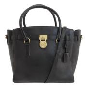 Pre-owned Leather totes Michael Kors Pre-owned , Black , Dames