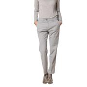 Dames New York Chino Broek van Wol Mason's , Gray , Dames