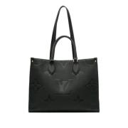 Pre-owned Leather louis-vuitton-bags Louis Vuitton Vintage , Black , D...