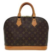 Pre-owned Canvas handbags Louis Vuitton Vintage , Brown , Dames