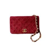 Pre-owned Fabric chanel-bags Chanel Vintage , Red , Dames