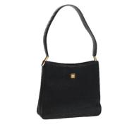 Pre-owned Leather shoulder-bags Versace Pre-owned , Black , Dames