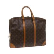 Pre-owned Canvas louis-vuitton-bags Louis Vuitton Vintage , Brown , Da...