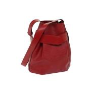 Pre-owned Leather louis-vuitton-bags Louis Vuitton Vintage , Red , Dam...