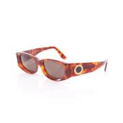 Pre-owned Plastic sunglasses Bvlgari Vintage , Brown , Heren