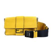 Pre-owned Leather fendi-bags Fendi Vintage , Yellow , Heren