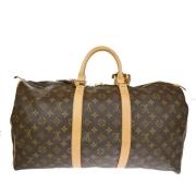 Pre-owned Canvas handbags Louis Vuitton Vintage , Brown , Dames