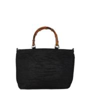 Pre-owned Canvas gucci-bags Gucci Vintage , Black , Dames