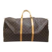 Pre-owned Canvas handbags Louis Vuitton Vintage , Brown , Dames