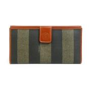 Pre-owned Canvas wallets Fendi Vintage , Brown , Dames