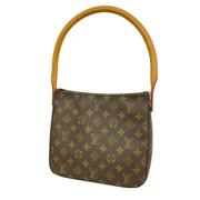 Pre-owned Canvas handbags Louis Vuitton Vintage , Brown , Dames