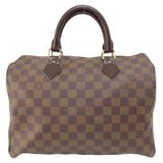 Pre-owned Canvas handbags Louis Vuitton Vintage , Brown , Dames