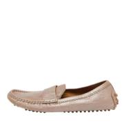 Pre-owned Leather flats Gucci Vintage , Pink , Dames