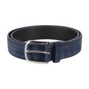 Klassieke Amalfi Suède Riem Orciani , Blue , Heren