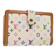 Pre-owned Canvas wallets Louis Vuitton Vintage , White , Dames