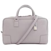 Pre-owned Leather handbags Loewe Pre-owned , Gray , Dames