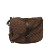 Pre-owned Canvas louis-vuitton-bags Louis Vuitton Vintage , Brown , Da...