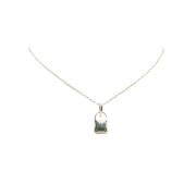 Pre-owned Metal necklaces Hermès Vintage , Gray , Dames