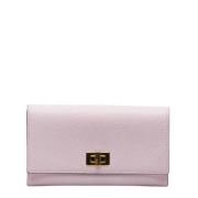 Pre-owned Leather wallets Fendi Vintage , Pink , Dames