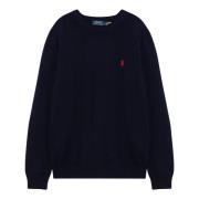 Sweatshirt MET Ronde Hals Ralph Lauren , Blue , Heren