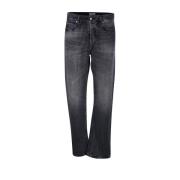 Spider Zwarte Jeans Haikure , Black , Heren