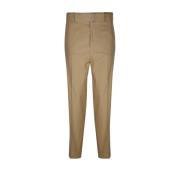 Britse Khaki Owen Broek Officine Générale , Brown , Heren