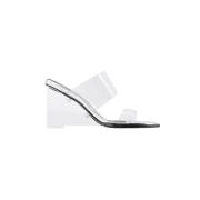 Pre-owned Fabric heels Alexander McQueen Pre-owned , White , Dames