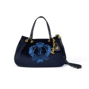 Blauw Twig Heart Dubbele Handvat Tas Juicy Couture , Blue , Dames