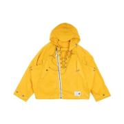 Gele Windbreaker Jas met Capuchon Mihara Yasuhiro , Yellow , Heren