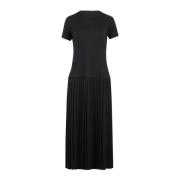 Elegante Midi Jurk voor Vrouwen MM6 Maison Margiela , Black , Dames