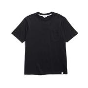 Standaard Zak T-shirt Zwart Norse Projects , Black , Heren