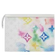 Pre-owned Canvas clutches Louis Vuitton Vintage , Multicolor , Dames