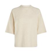 Korte Mouw Jumper Penn&Ink N.Y , Beige , Dames