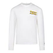 Witte T-shirts en Polos Saint Barth , White , Heren