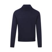 Navy Blauwe Trui Cashmere Company , Blue , Heren