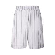 Wit/Zwart Hank Short Officine Générale , White , Heren