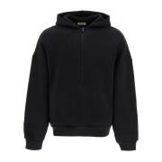 Oversized hoodie met halve rits Fear Of God , Black , Heren