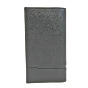 Pre-owned Leather wallets Bvlgari Vintage , Black , Heren