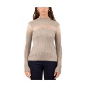 Dames Top Luckylu , Beige , Dames