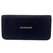 Pre-owned Leather wallets Balenciaga Vintage , Black , Dames