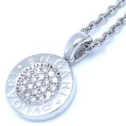 Pre-owned White Gold necklaces Bvlgari Vintage , Gray , Dames