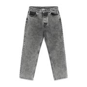 Grijze Broek Aw24 Drole de Monsieur , Gray , Heren