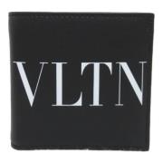 Pre-owned Leather wallets Valentino Vintage , Black , Dames