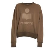 Khaki Crew-Neck Sweatshirt Aw24 Isabel Marant Étoile , Green , Dames